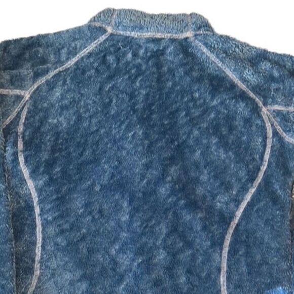 Marmot Fleece Blue Zip Up Long Sleeves Front Pociets Jacket Size Medium - Picture 5 of 13